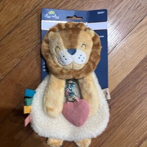 Itzy Ritzy 0+ month lion lovie with teether. Brand new in box, never used!